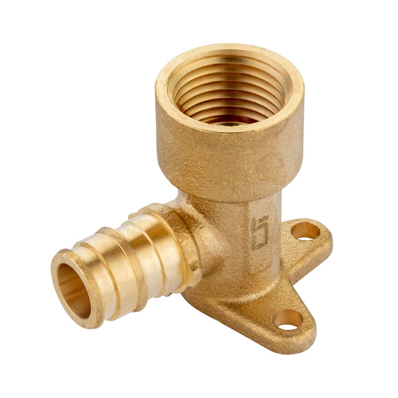 EFIELD (Pack of 20) EFIELD Pex A Expansion Brass Fitting 1/2"x 1/2" Female NPT Drop-ear Elbow ONLY For Pex-A Tubing Connection, ASTM F1960,(PEX1960116-20PCS) - Image 2